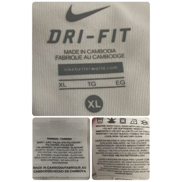 Nike Dri-Fit Active Performance Tennis Skort XL - Picture 8 of 11